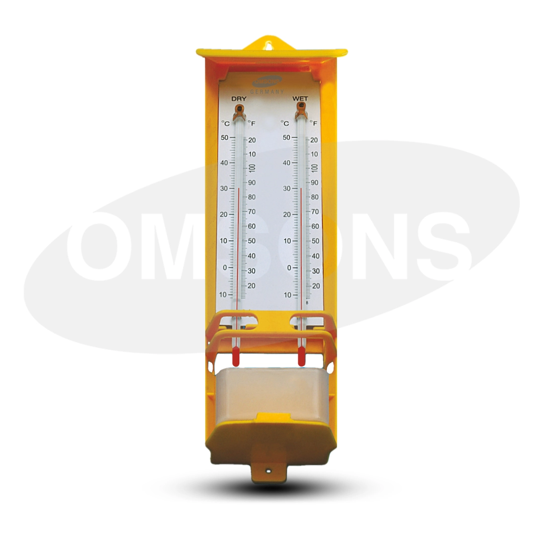 Omsons Hygrometer Dry & Wet Bulb Deluxe Model